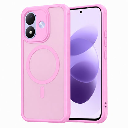 Custodia MagSafe per Xiaomi Redmi Note 17 4G / Note 17 5G, Techsuit, HaloFrost II, rosa