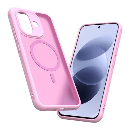 Custodia MagSafe per Xiaomi Redmi Note 17 4G / Note 17 5G, Techsuit, HaloFrost II, rosa