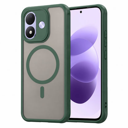 Cover MagSafe per Xiaomi Redmi Note 17 4G / Note 17 5G, Techsuit, HaloFrost II, Verde