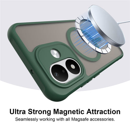 Cover MagSafe per Xiaomi Redmi Note 17 4G / Note 17 5G, Techsuit, HaloFrost II, Verde