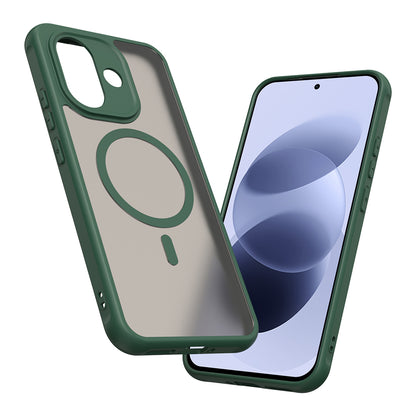 Cover MagSafe per Xiaomi Redmi Note 17 4G / Note 17 5G, Techsuit, HaloFrost II, Verde