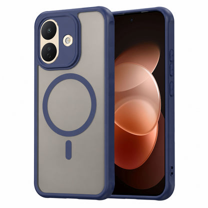 Custodia MagSafe per Xiaomi Redmi Note 17 Pro, Techsuit, HaloFrost II, blu navy