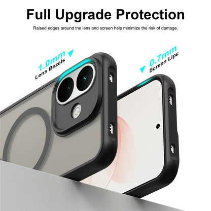 MagSafe Case for Xiaomi Redmi Note 17 Pro, Techsuit, HaloFrost II, Black