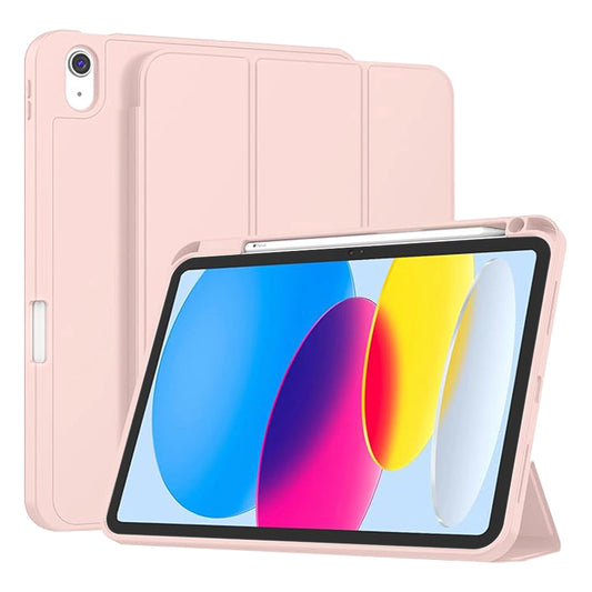 Custodia per Apple iPad (2025) / (2022), Techsuit, Flex Trifold, Rosa