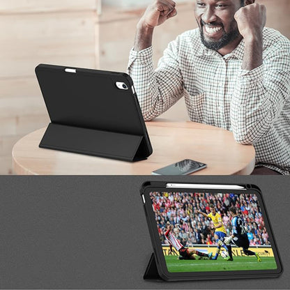 Custodia per Apple iPad (2025) / (2022), Techsuit, Flex Trifold, Verde