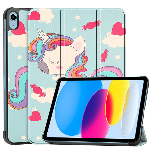 Custodia per Apple iPad (2025) / (2022), Techsuit, FoldPro Unicorn, Multicolore