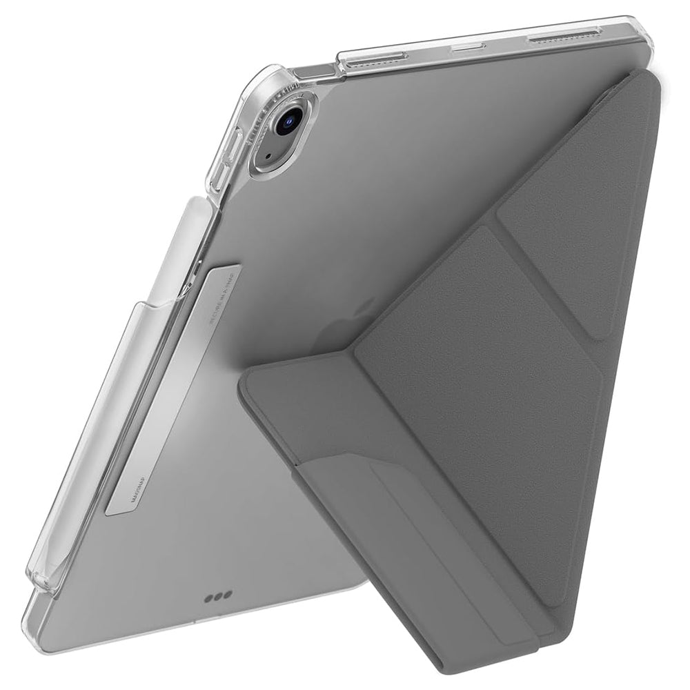 Custodia per Apple iPad (2025), UNIQ, Camden Click, Grigio