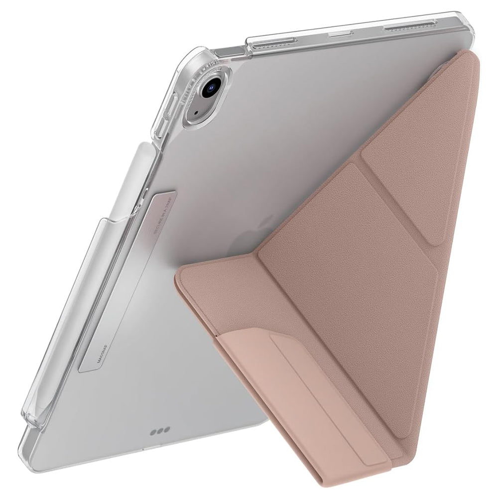 Custodia per Apple iPad (2025), UNIQ, Camden Click, Rosa
