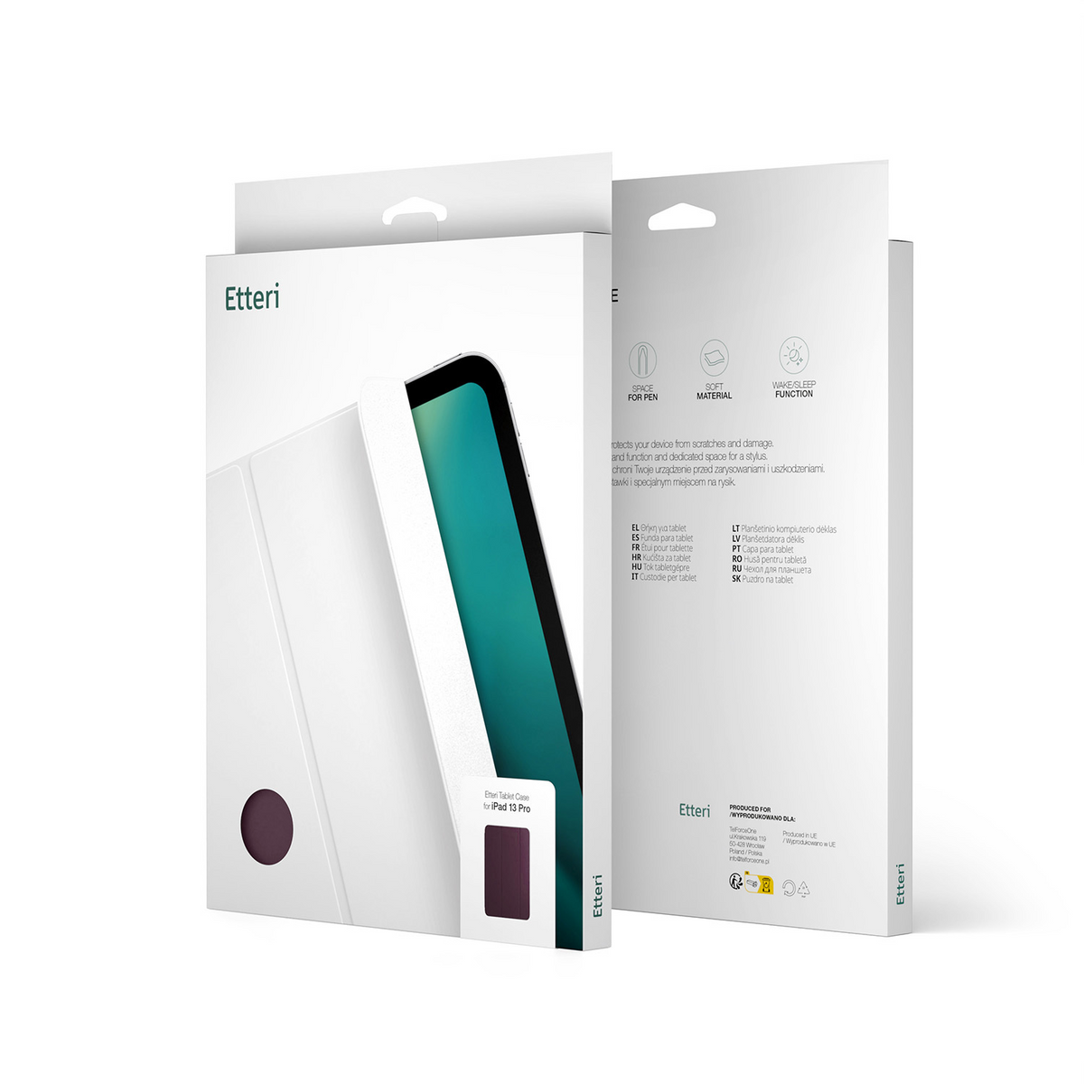 Custodia per Apple iPad (2026) / (2025) / (2022), Etteri, bordeaux