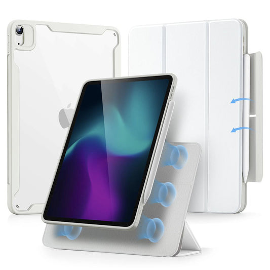 Custodia per Apple iPad Air 11 (2026) / iPad Air 11 (2025) / Air 11 (2024) / Air (2022) / Air (2020), ESR, Rebound Hybrid, Bianca