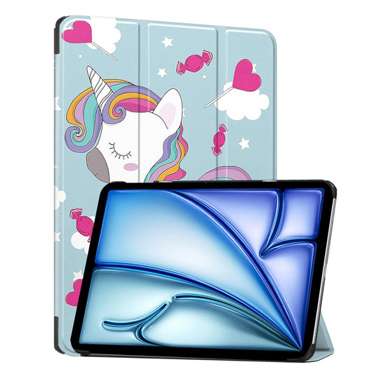 Case for Apple iPad Air 11 (2026) / iPad Air 11 (2025) / Air 11 (2024), Techsuit, FoldPro Unicorn, Multicolor