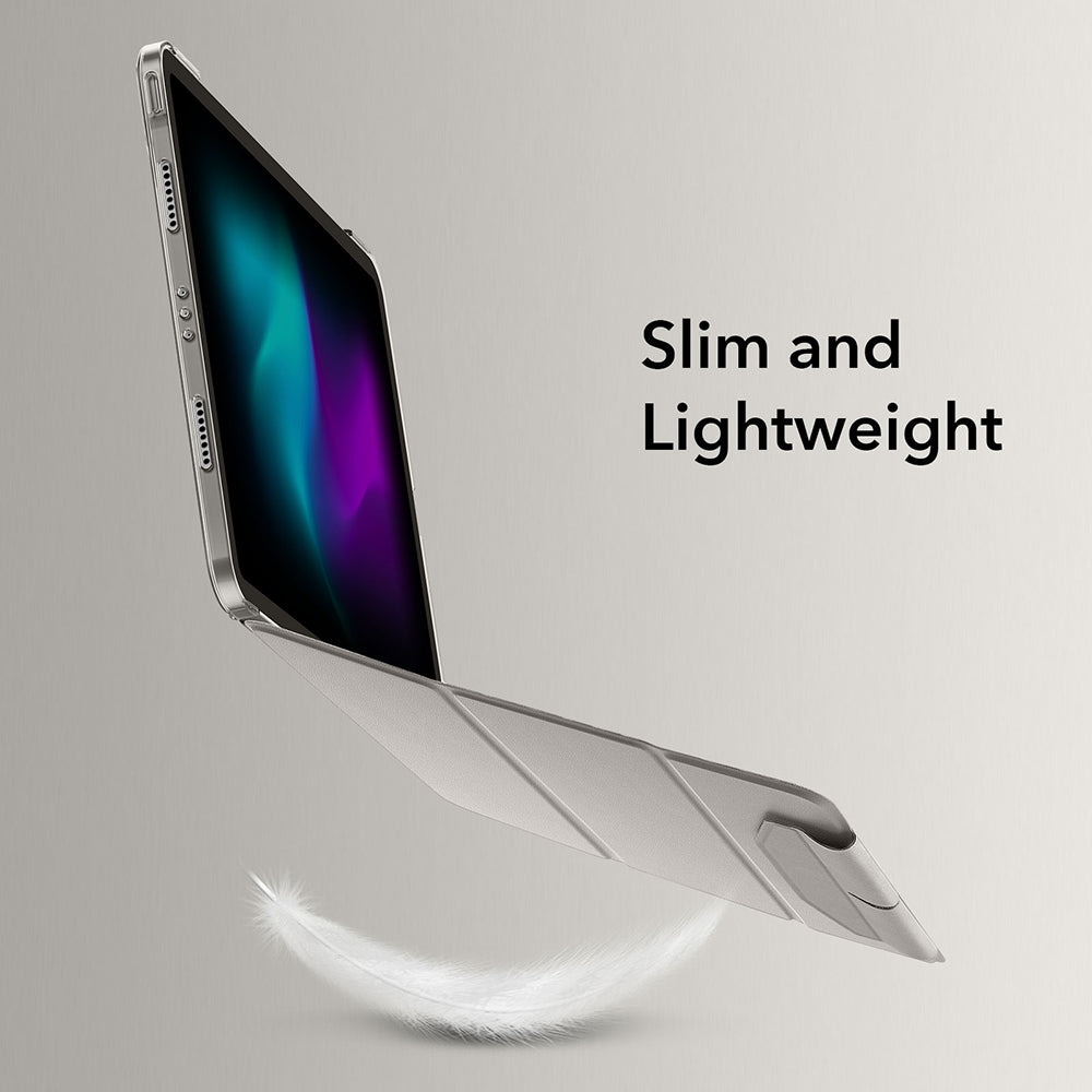 Custodia per Apple iPad Air 13 (2026) / Air 13 (2025) / Air 13 (2024), ESR, Ascend Trifold, Grigio Satinato