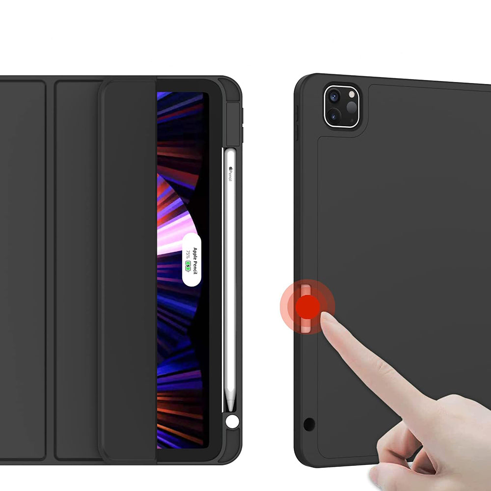 Custodia per Apple iPad Air 13 (2026) / Air 13 (2025) / Air 13 (2024), Techsuit, Flex Trifold, Rosa