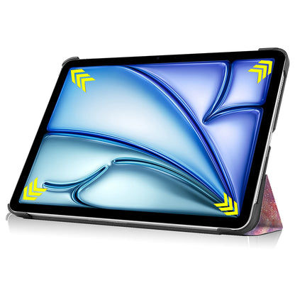 Custodia per Apple iPad Air 13 (2026) / Air 13 (2025) / Air 13 (2024), Techsuit, FoldPro Galaxy, Multicolore