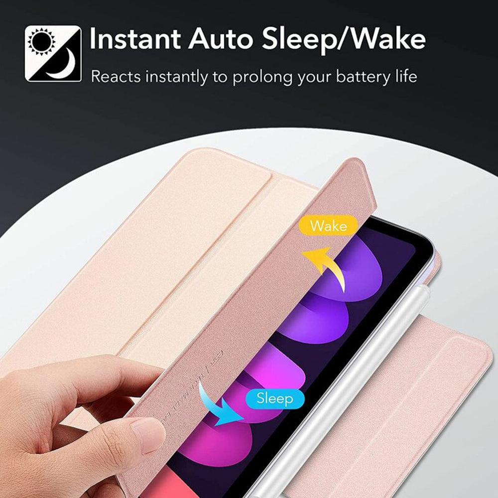 Custodia per Apple iPad mini (2024) / mini (2021), ESR, Rebound, Rosa Dorato