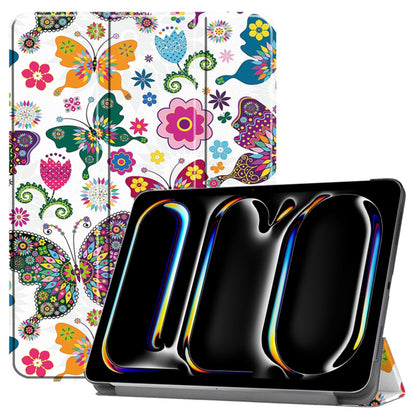 Custodia per Apple iPad Pro 11 (2024), Techsuit, FoldPro Butterfly, Multicolore