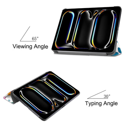 Custodia per Apple iPad Pro 11 (2024), Techsuit, FoldPro Butterfly, Multicolore