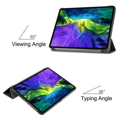 Custodia per Apple iPad Pro 12.9 (2022) / Pro 12.9 (2021) / Pro 12.9 (2020) / Pro 12.9 (2018), Techsuit, FoldPro, Nera