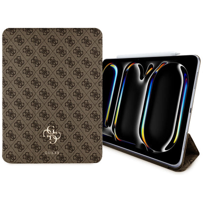 Custodia per Apple iPad Pro 13 (2024), Guess, 4G Big Logo, Marrone