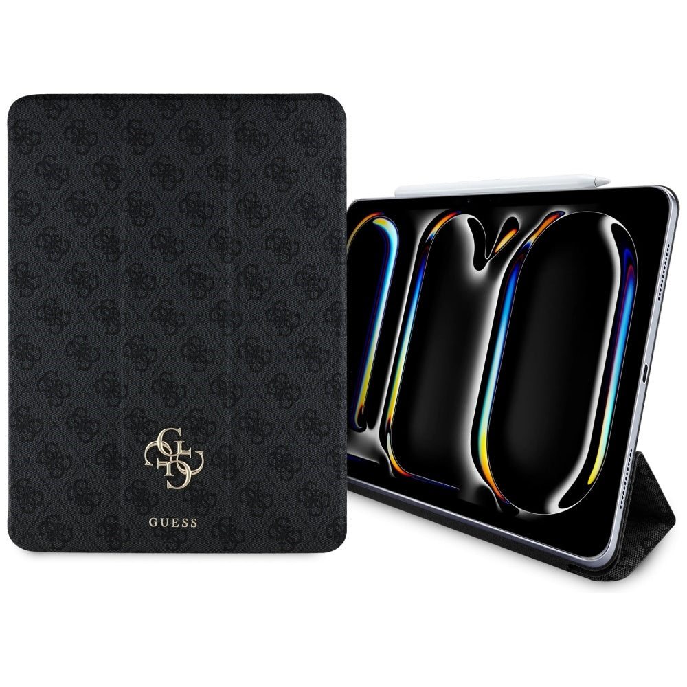 Custodia per Apple iPad Pro 13 (2024), Guess, 4G Big Logo, Nera