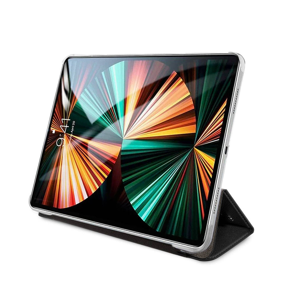 Custodia per Apple iPad Pro 13 (2024), Karl Lagerfeld, Saffiano Karl & Choupette, Nera.