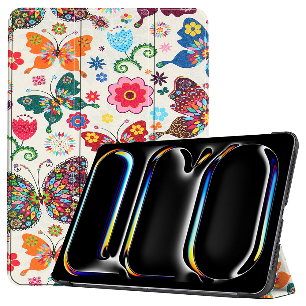 Custodia per Apple iPad Pro 13 (2024), Techsuit, FoldPro Butterfly, Multicolore