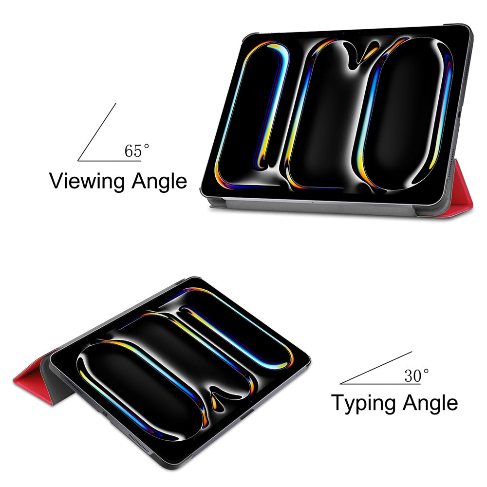 Custodia per Apple iPad Pro 13 (2024), Techsuit, FoldPro, Rossa