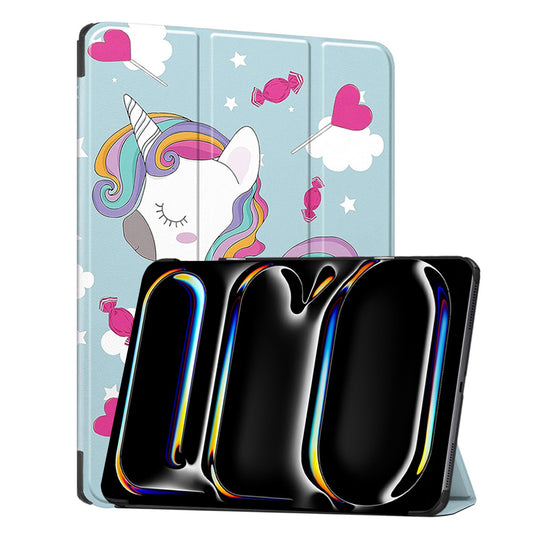 Custodia per Apple iPad Pro 13 (2024), Techsuit, FoldPro Unicorn, Multicolore