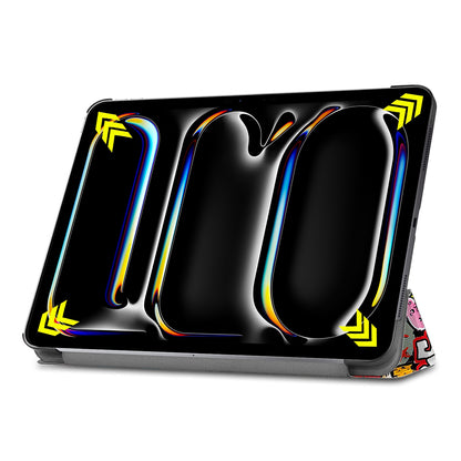 Custodia per Apple iPad Pro 13 (2024), Techsuit, FoldPro Urban Vibe, Multicolore