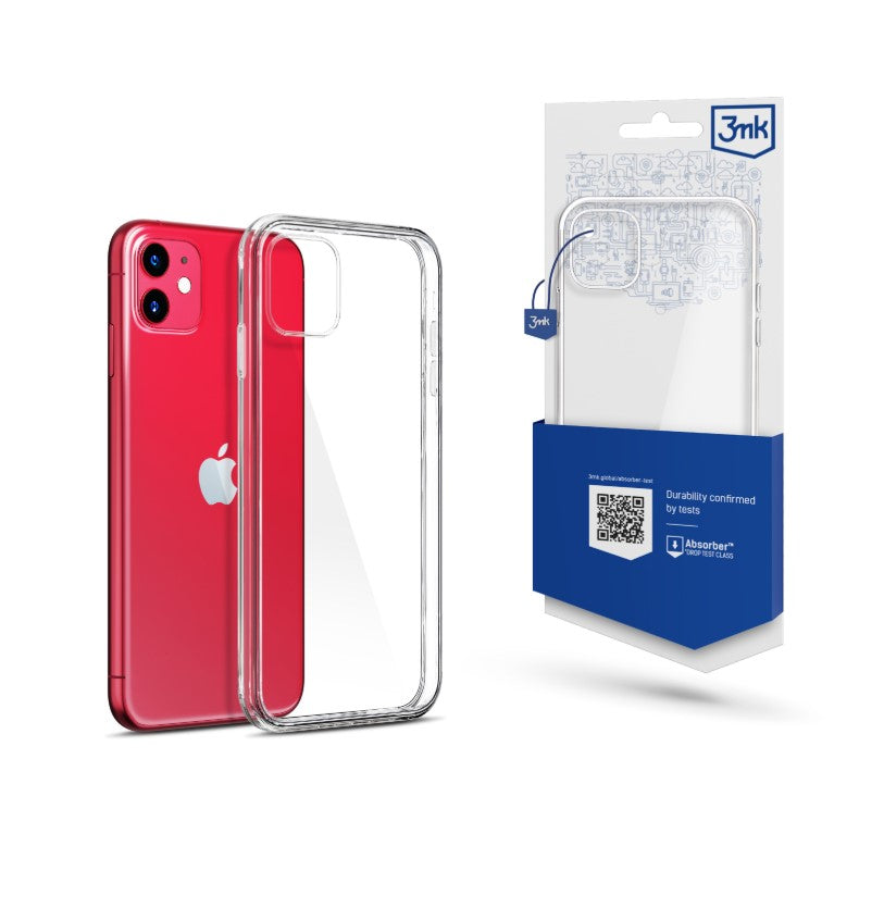Custodia per Apple iPhone 11, 3MK, Clear, Trasparente