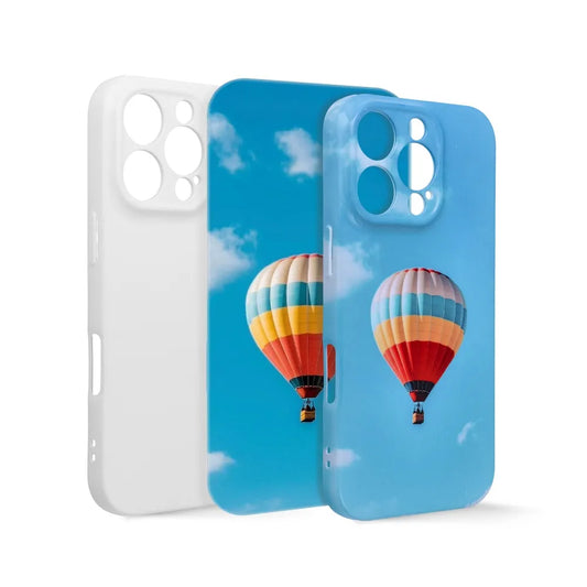 Custodia per sublimazione Apple iPhone 16 Pro, OEM, Morbida, Bianca