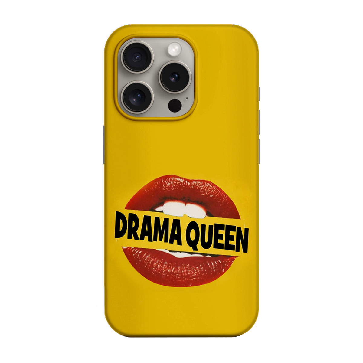 Custodia per Apple iPhone 15 Pro, Perfect Case, LOVE-Splash Drama Queen, Multicolore