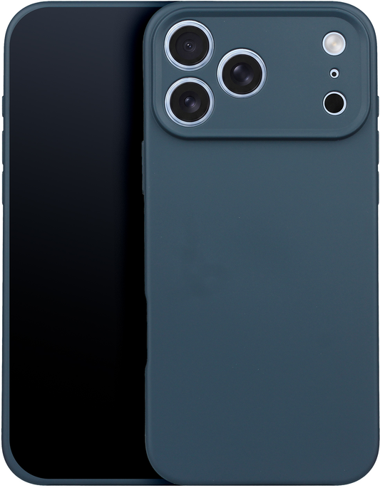 Custodia per Apple iPhone 18 Pro Max / 17 Pro Max, OEM, Silicone, Blu Navy