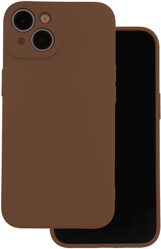 Custodia per Apple iPhone 18 Pro Max / 17 Pro Max, OEM, Silicone, Marrone