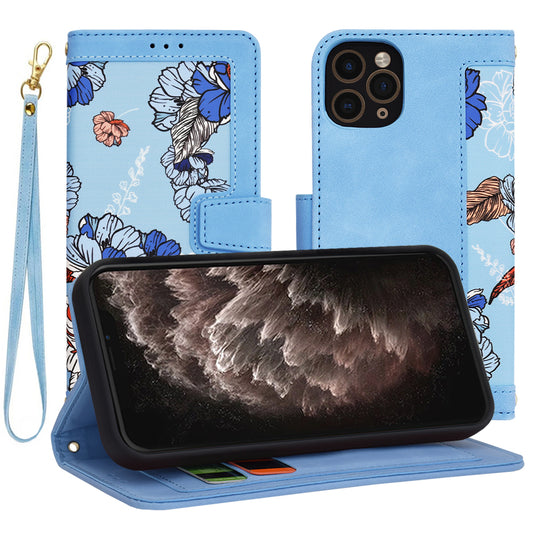 Custodia per Apple iPhone 11 Pro, Techsuit, FlipCraft, Blu