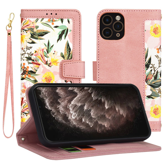 Custodia per Apple iPhone 11 Pro, Techsuit, FlipCraft, Rosa