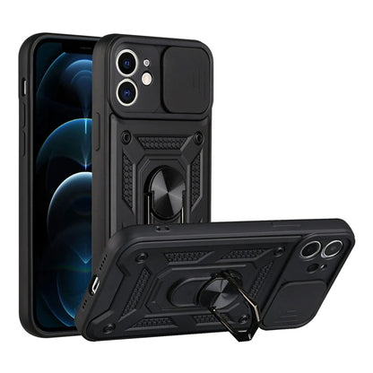 Custodia per Apple iPhone 11, Techsuit, CamShield, Nera