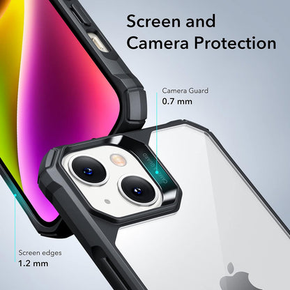 Custodia per Apple iPhone 14 / 13, ESR, Air Armor, Nero Trasparente