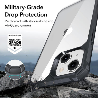 Custodia per Apple iPhone 14 / 13, ESR, Air Armor, Nero Trasparente
