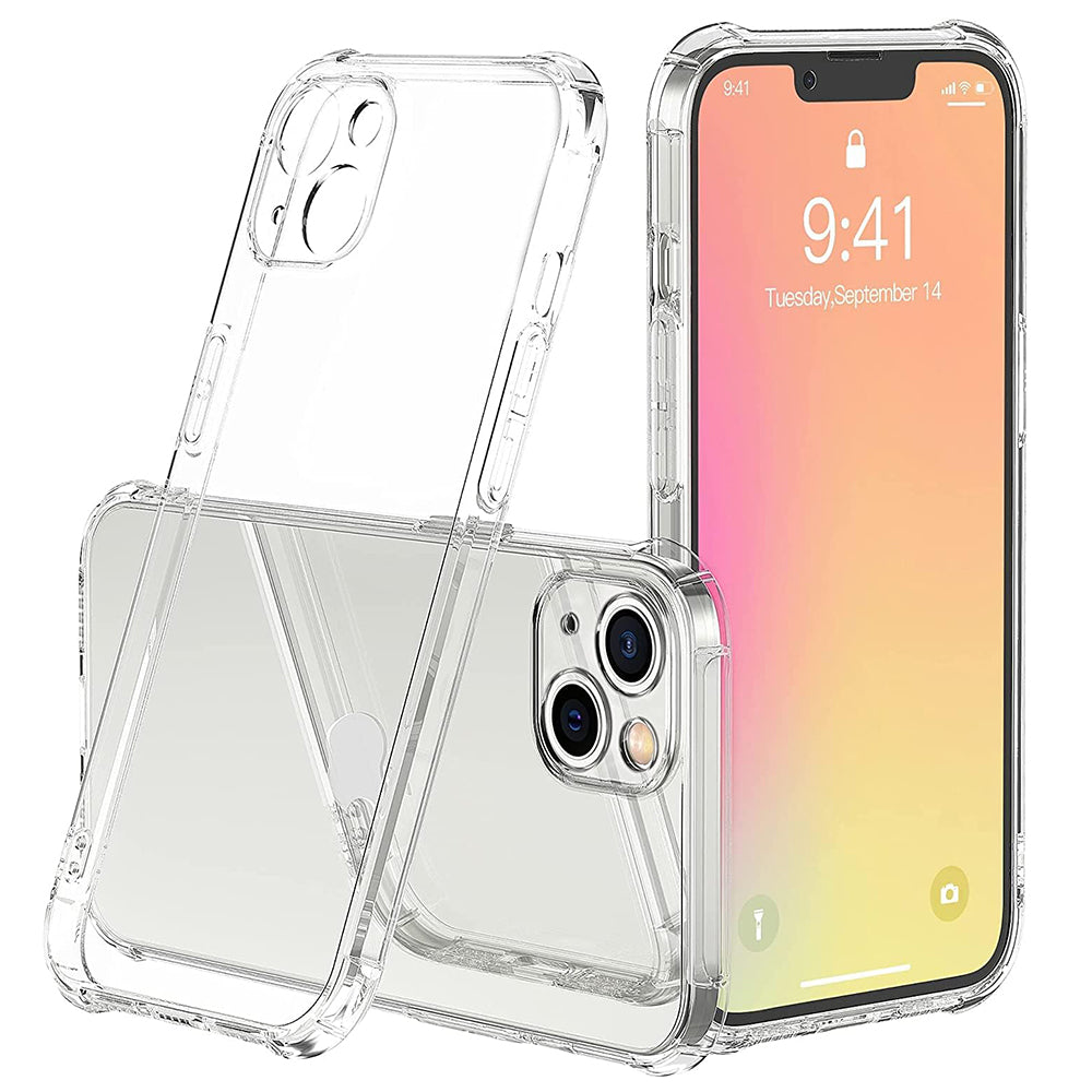 Custodia per Apple iPhone 13 mini, Techsuit, Shockproof Clear, Trasparente
