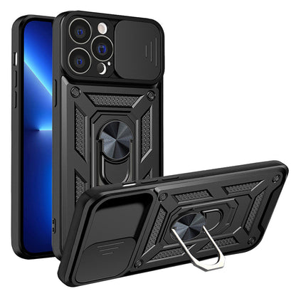 Custodia per Apple iPhone 13 Pro Max, Techsuit, CamShield, Nera