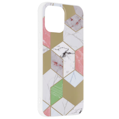 Custodia per Apple iPhone 13 Pro Max, Techsuit, Marble, Viola