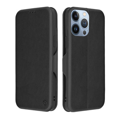 Custodia per Apple iPhone 13 Pro Max, Techsuit, Safe Wallet Plus, Nera
