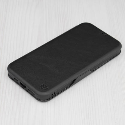 Custodia per Apple iPhone 13 Pro Max, Techsuit, Safe Wallet Plus, Nera
