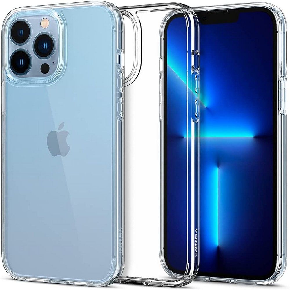 Custodia per Apple iPhone 13 Pro, Spigen, Ultra Hybrid, Trasparente
