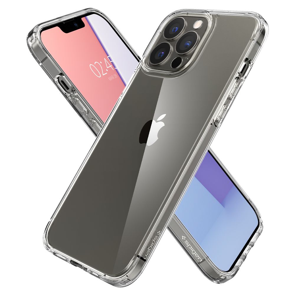 Custodia per Apple iPhone 13 Pro, Spigen, Ultra Hybrid, Trasparente