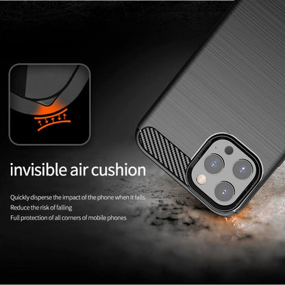 Custodia per Apple iPhone 13 Pro, Techsuit, Carbonio, Nera
