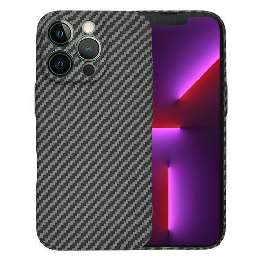Custodia per Apple iPhone 13 Pro, Techsuit, Carbonite FiberShell, Nera
