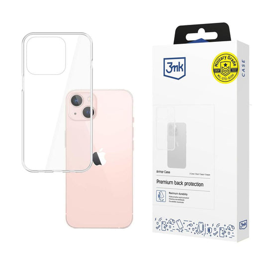 Custodia per Apple iPhone 14, 3MK, Armor, Trasparente