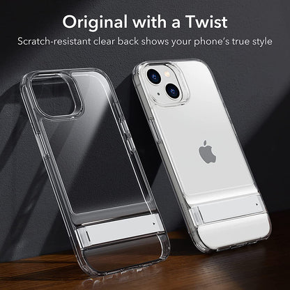 Custodia per Apple iPhone 14 Plus, ESR, Air Shield Boost Kickstand, Trasparente